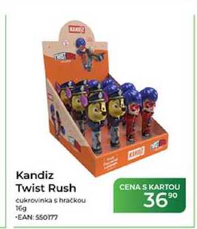 Kandiz Twist Rush cukrovinka s hračkou 16g