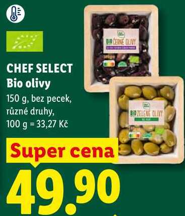 CHEF SELECT Bio olivy, 150 g