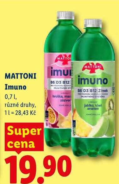 MATTONI Imuno, 0,7 1