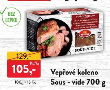 Vepřové koleno Sous-vide 700 g