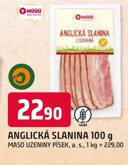 ANGLICKÁ SLANINA 100 g