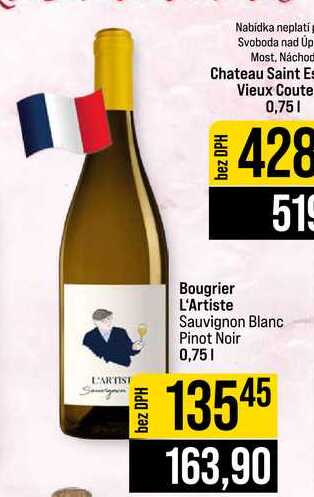 Bougrier L'Artiste Sauvignon Blanc Pinot Noir 0,75l