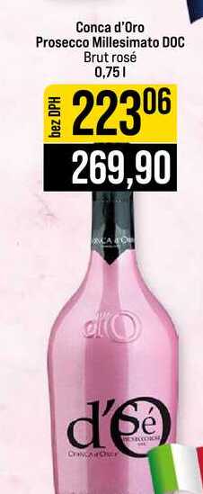 Conca d'Oro Prosecco Millesimato DOC Brut rosé 0,75l