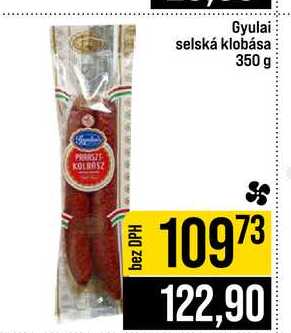 Gyulai selská klobása 350 g