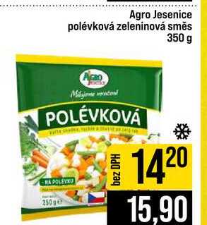 Agro Jesenice polévková zeleninová směs 350 g 