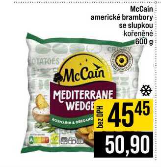 McCain americké brambory se slupkou kořeněné 600 g