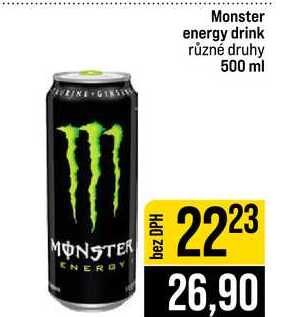 Monster energy drink různé druhy 500 ml