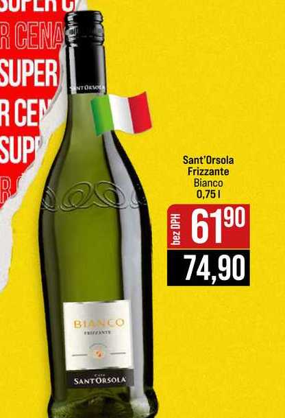 Sant'Orsola Frizzante Bianco 0,75l