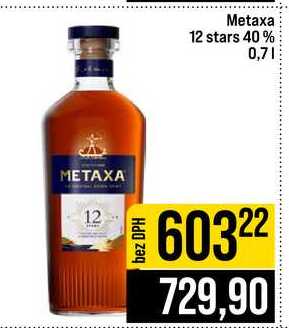 Metaxa 12 stars 40% 0,7l