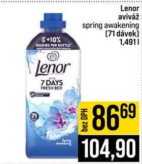 Lenor aviváž spring awakening (71 dávek) 1,491l
