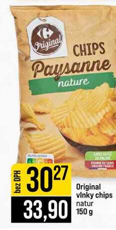 Original vinky chips natur 150 g 