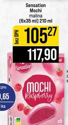 Sensation Mochi malina 6x35 ml 210 ml