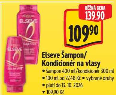 Elseve Kondicionér na vlasy, 300 ml