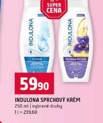 INDULONA SPRCHOVÝ KRÉM 250 ml vybrané druhy