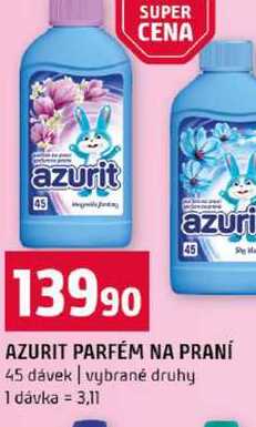 AZURIT PARFÉM NA PRANÍ 45 dávek vybrané druhy