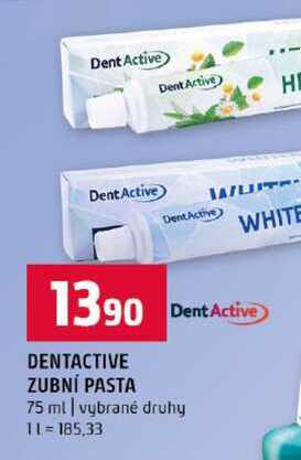DENTACTIVE ZUBNÍ PASTA 75 ml vybrané druhy 