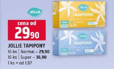 JOLLIE TAMPONY 16 ks Normal 16 ks Super 