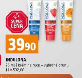 INDULONA 75 ml krém na ruce vybrané druhy