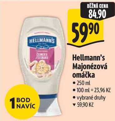 Hellmann's Majonézová omáčka, 250 ml
