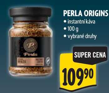 PERLA ORIGINS instantní káva, 100 g