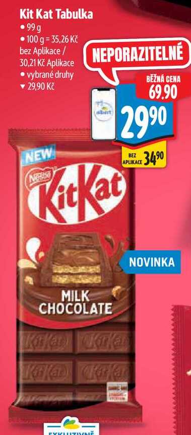 Kit Kat Tabulka, 99 g