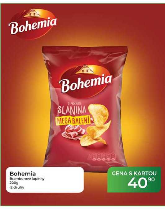 Bohemia Bramborové lupínky 200g