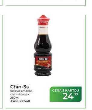 Chin-Su Sojová omáčka chilli česnek 250ml