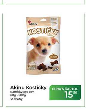 Akinu Kostičky pamlsky pro psy 60g-500g