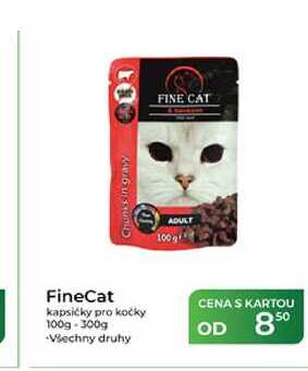 FineCat kapsičky pro kočky 100g-300g
