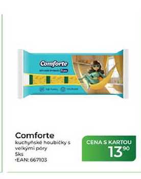 Comforte kuchyňské houbičky s velkými póry 5ks