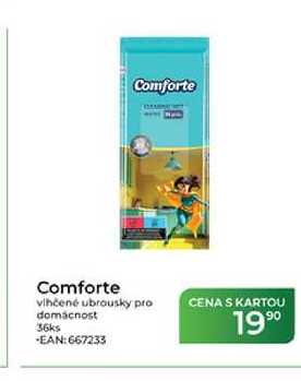 Comforte vlhčené ubrousky pro domácnost 36ks