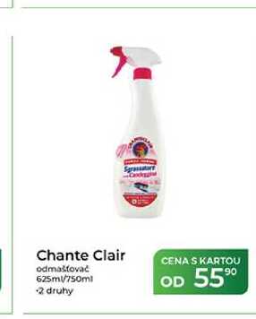 Chante Clair odmašťovac 625ml/750ml