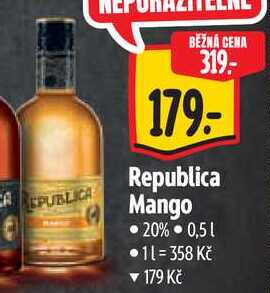 Republica Mango, 0,5 l