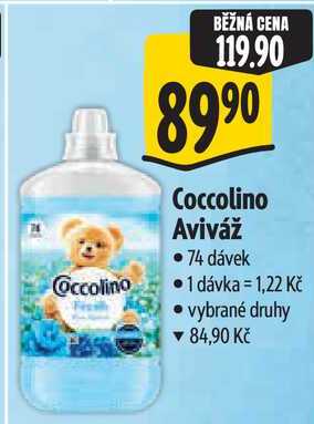 Coccolino Aviváž, 74 dávek