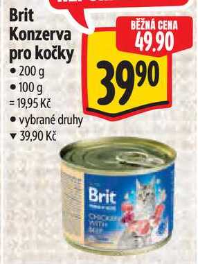 Brit Konzerva pro kočky, 200 g 