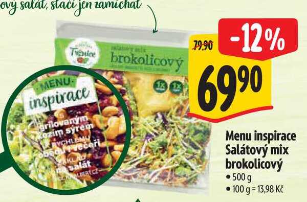 Menu inspirace Salátový mix brokolicový, 500 g
