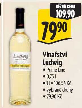 Vinařství Ludwig, 0,75 l