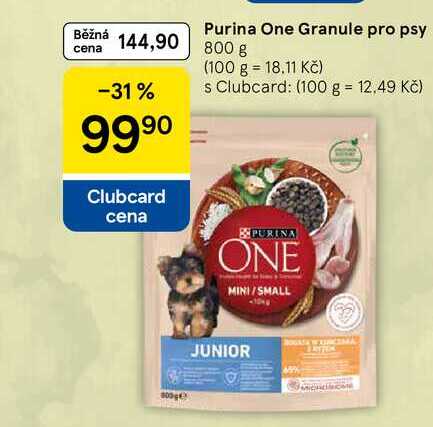 Purina One Granule pro psy, 800 g