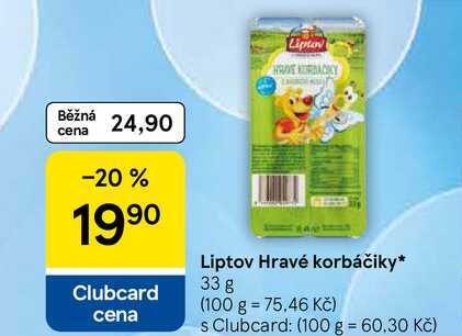 Liptov Hravé korbáčiky, 33 g