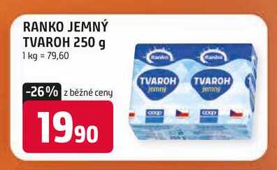 RANKO JEMNÝ TVAROH 250 g 