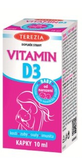 TEREZIA Vitamin D3 baby 400 IU kapky 10 ml