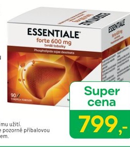Essentiale® forte 600 mg, 90 tvrdých tobolek