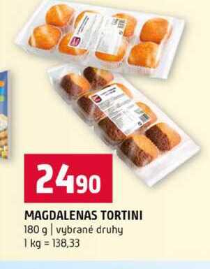 MAGDALENAS TORTINI 180 g vybrané druhy