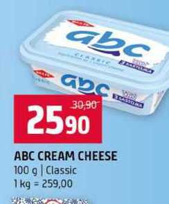 ABC CREAM CHEESE 100 g Classic