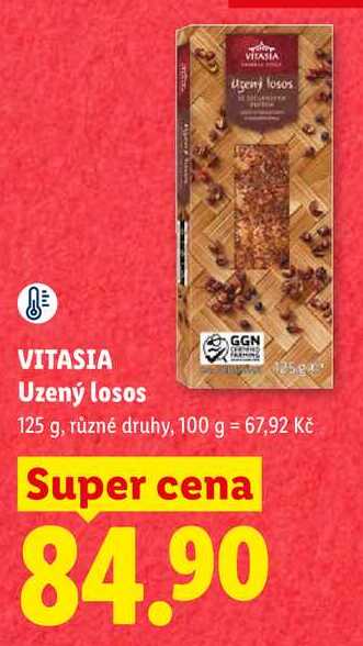 VITASIA Uzený losos, 125g 
