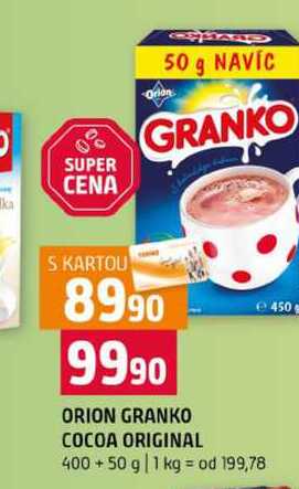 ORION GRANKO COCOA ORIGINAL 400+50 g