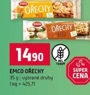 EMCO OŘECHY 35 g vybrané druhy