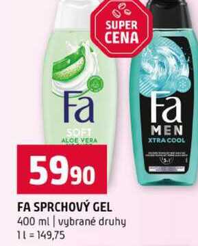 FA SPRCHOVÝ GEL 400 ml vybrané druhy