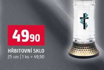 HŘBITOVNÍ SKLO 25 cm