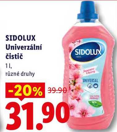 SIDOLUX Univerzální čistič, 1 l